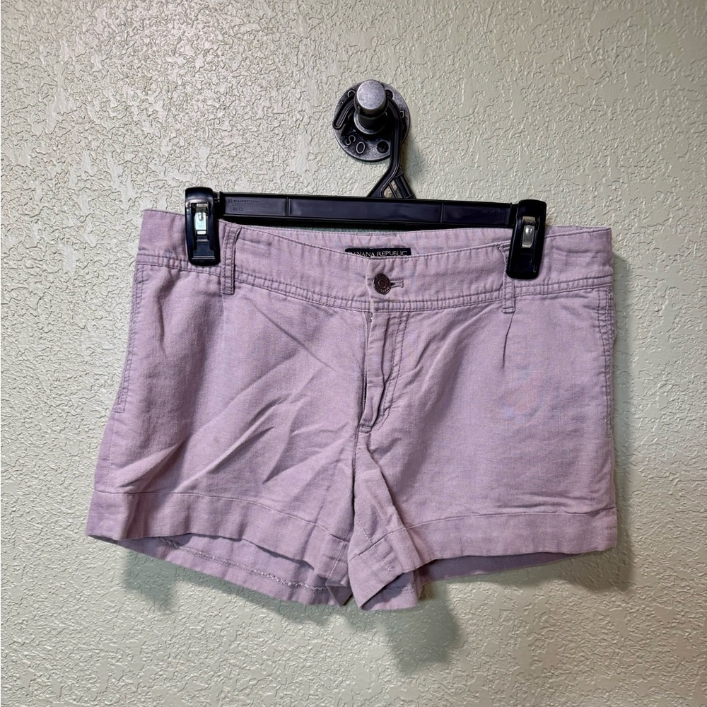 Banana Republic High Waist Lilac Shorts
